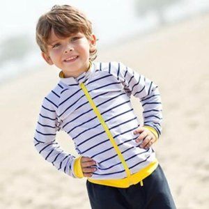 Boy’s Long Sleeve Rash Guard Set – “Hampton’s Getaway"